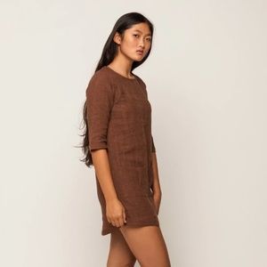 Pyne & Smith Linen Shift Dress